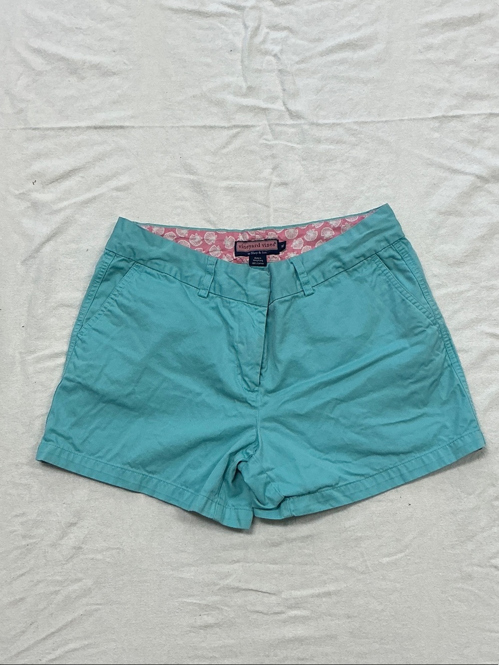 Vineyard Vines Teal Women's Chino Shorts